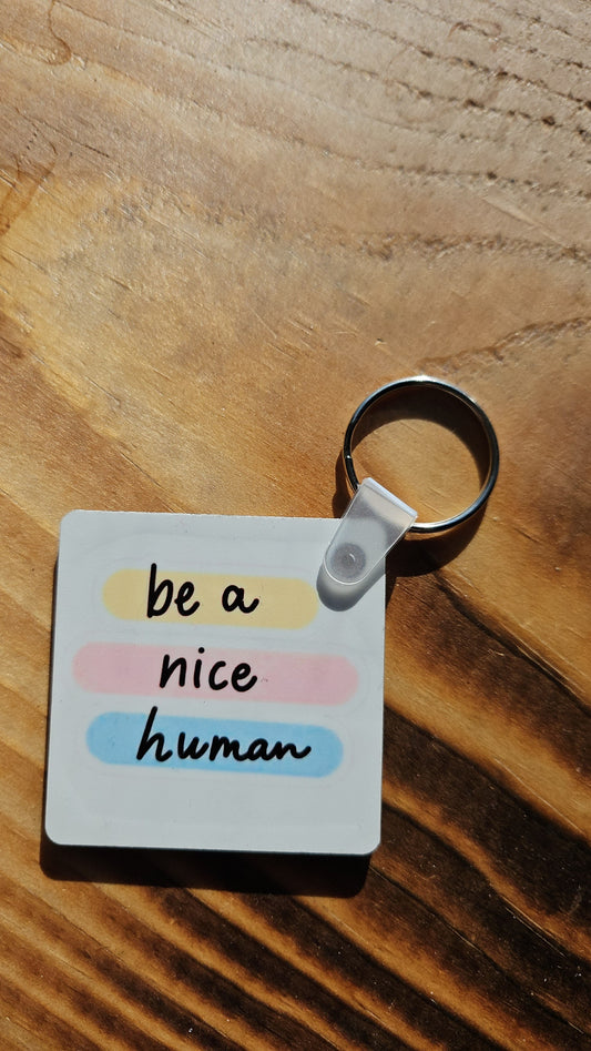 Nice Human keychain